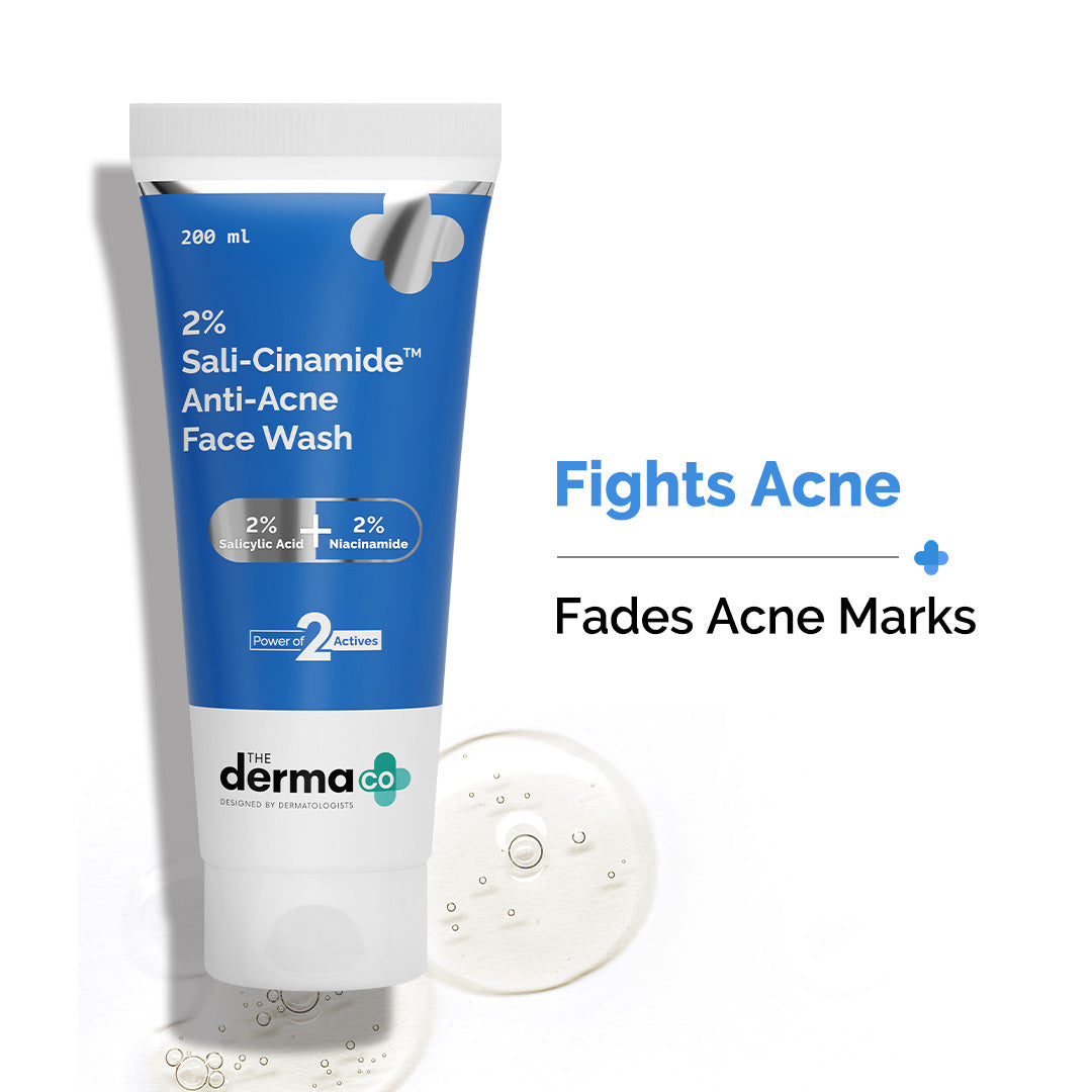 2% Sali-Cinamide Anti-Acne Face Wash with 2% Salicylic Acid & 2% Niacinamide - 200ml