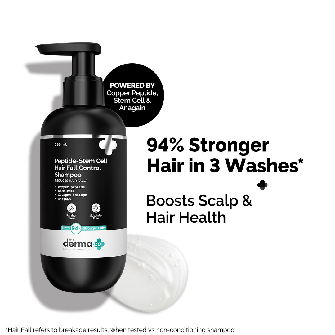 The Derma Co Peptide Stem Cell Hair Fall Control Shampoo