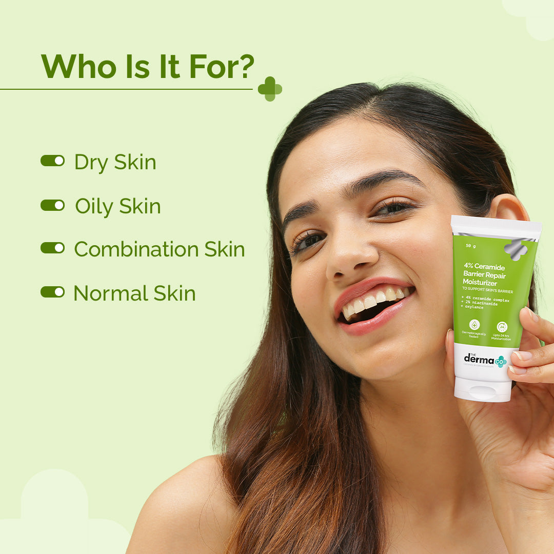 4% Ceramide Barrier Repair Moisturizer with Ceramide, Niacinamide, and Oxylance - 50 gm