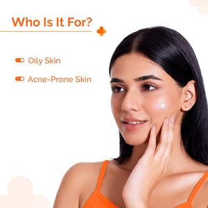 the derma co non comedogenic sunscreen for oily, acne prone skin