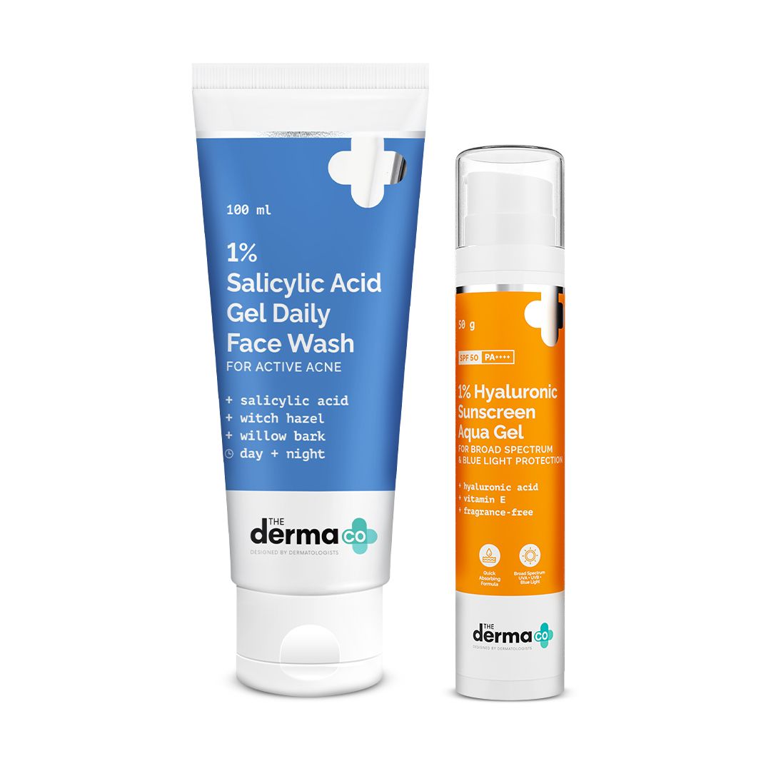 Clear Skin & Sun Protection Combo – The Derma Co