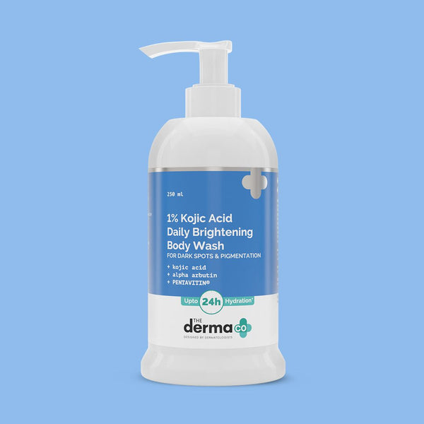 The Derma Co 1% kojic acid Daily Brightening body wash