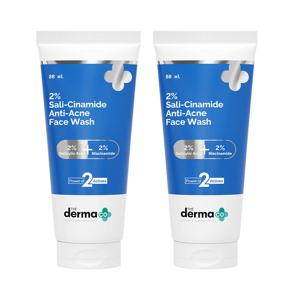 2% Sali-Cinamide Anti-Acne Face Pack of 2 · 80 ml (160 ml total)