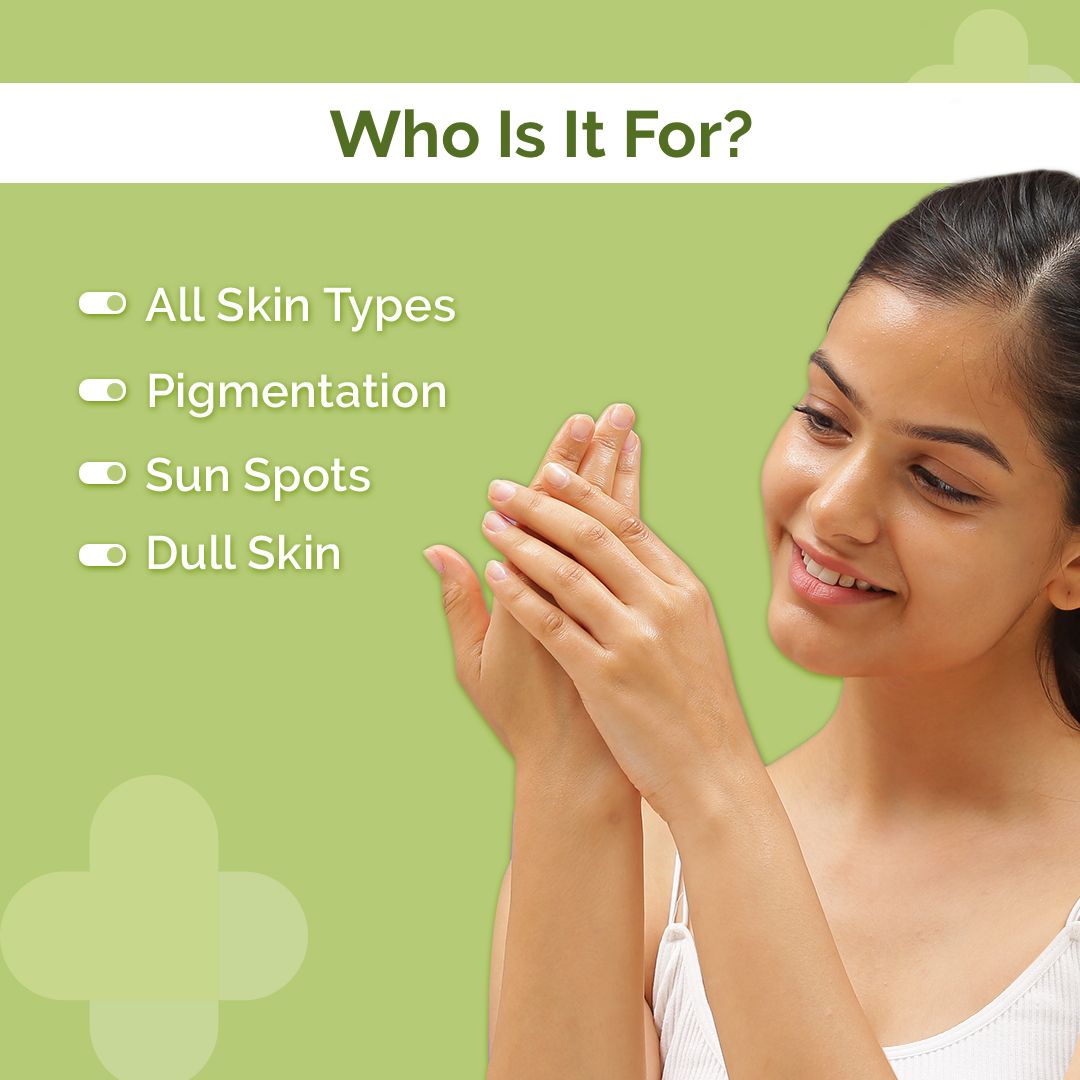 FREE - 1% Kojic Acid Daily Glow Body Serum-Lotion For Skin Radiance - 250 ml