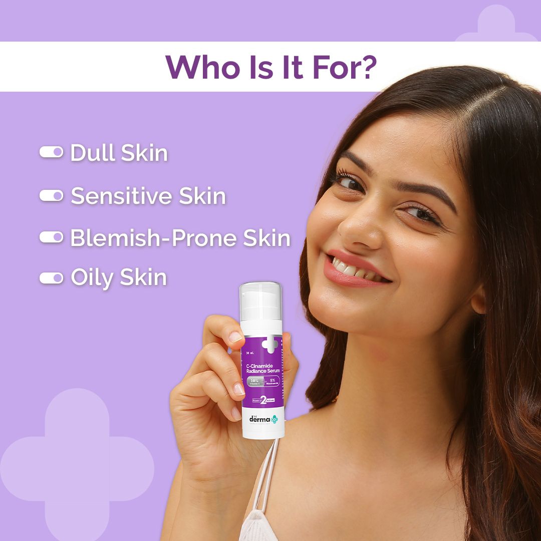 C-Cinamide Radiance Serum With 10% Vitamin C & 5% Niacinamide - 30ml