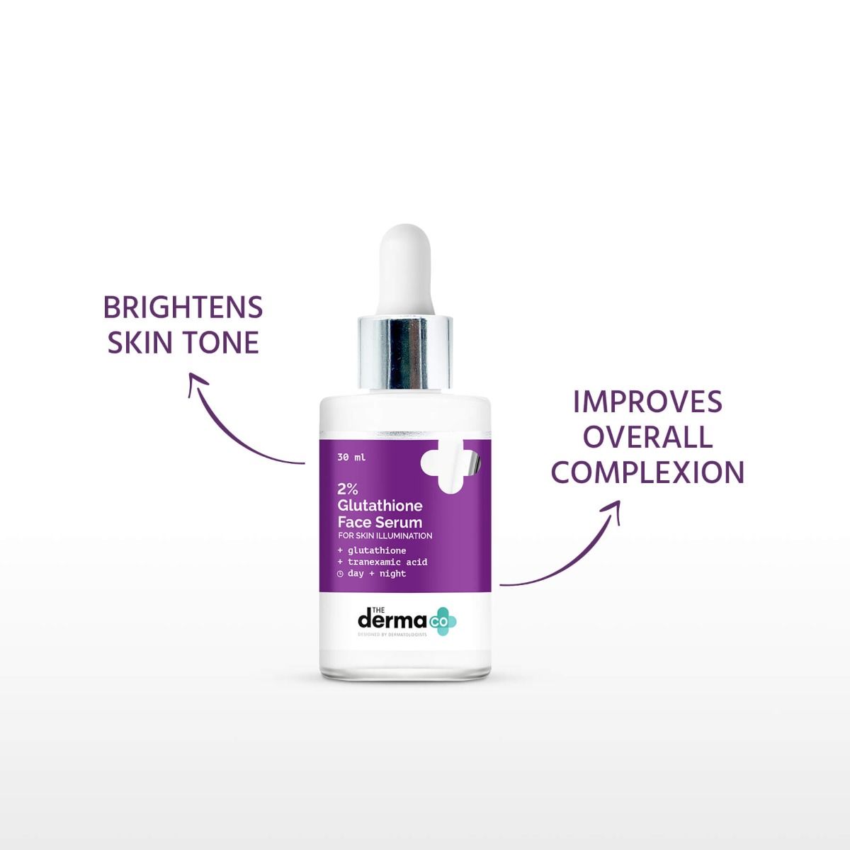 2% Glutathione Serum for Skin Brightening - 30ml | The Derma Co 2% Glutathione Serum for Skin Brightening - 30ml | The Derma Co