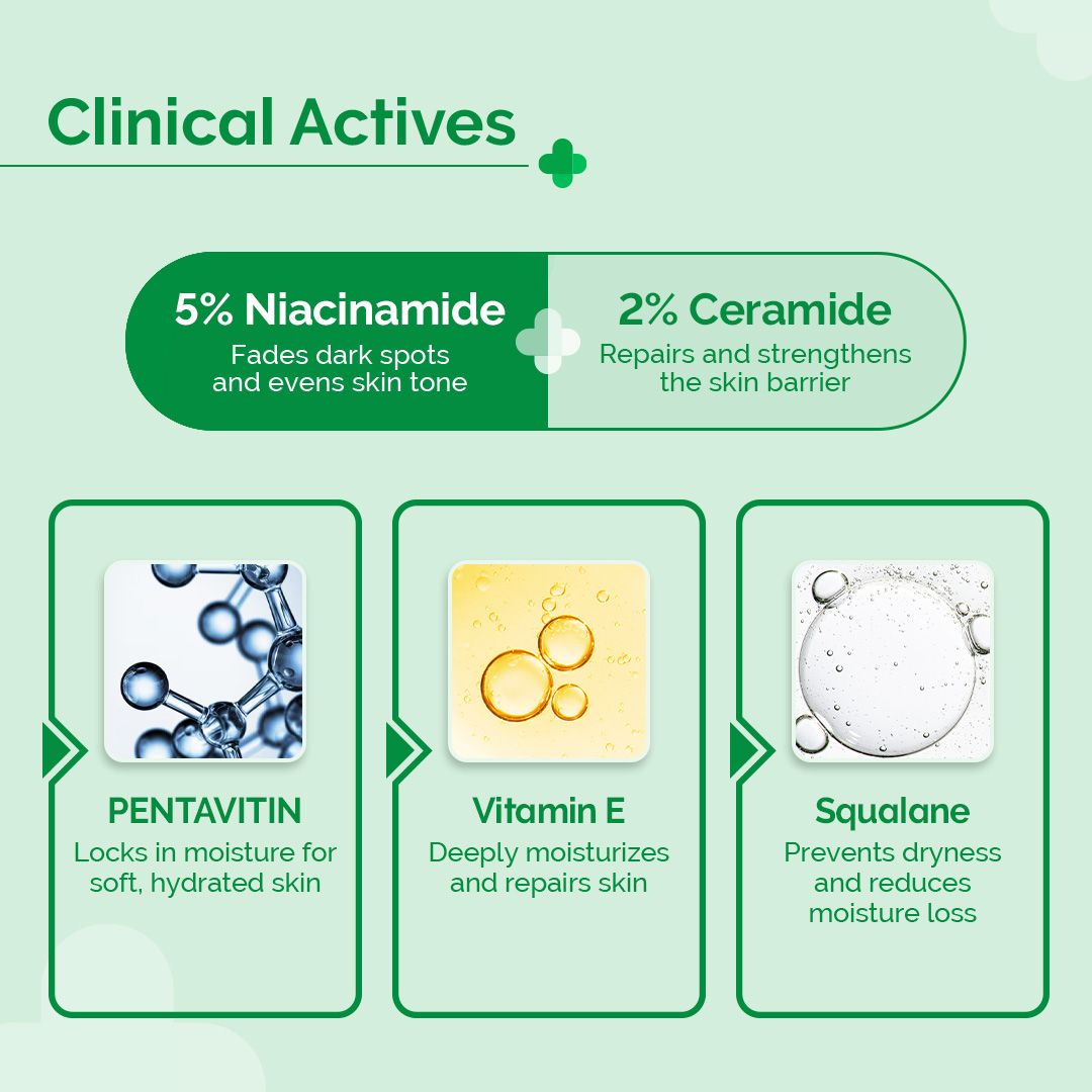 5% Nia-Ceramide Daily Hydrating Moisturizer with 5% Niacinamide & 2% Ceramide - 100g