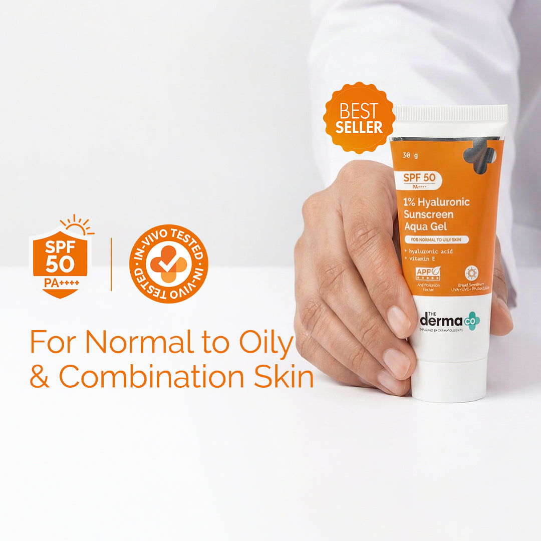 1% Hyaluronic Sunscreen Aqua Gel with SPF 50 & PA++++ - 30g