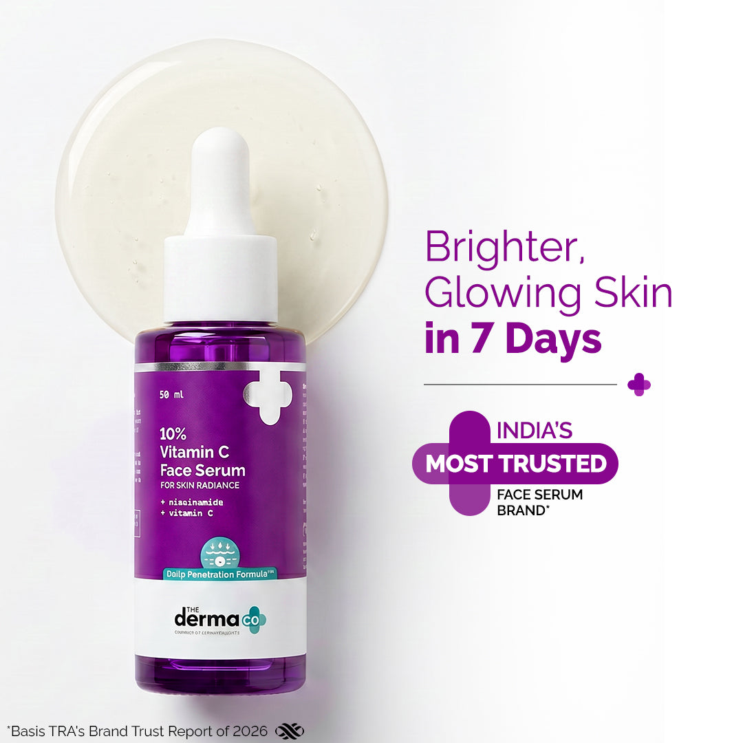 10% Vitamin C Face Serum with 5% Niacinamide & Hyaluronic Acid - 50ml