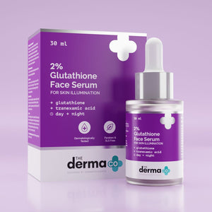 2% Glutathione Serum for Skin Brightening - 30ml | The Derma Co 2% Glutathione Serum for Skin Brightening - 30ml | The Derma Co