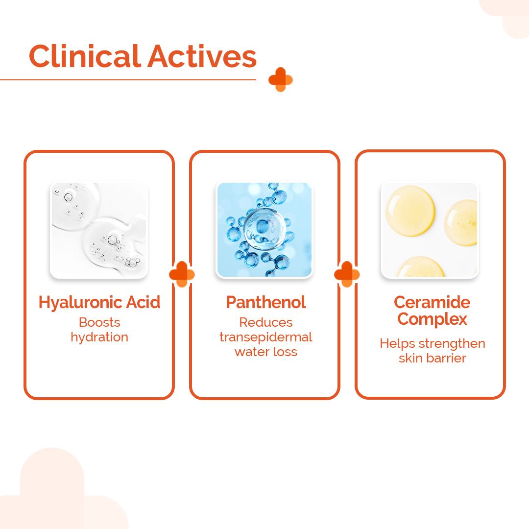 1% Hyaluronic Sunscreen Hydrating Gel In Vivo Tested (ISO 24444:2019 Certified, CTRI/2025/01/079445) with SPF 50 PA++++ - 50 g