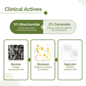 derma co nia ceramide moisturizer with niacinamide and ceramide