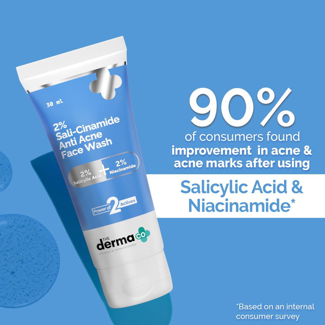 2% Sali-Cinamide Anti-Acne Face Wash - 30 ml