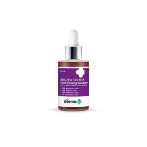 The Derma Co 30% AHA + 2% BHA Peeling Solution for Face 30 ml