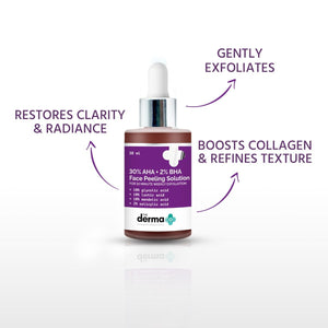 The Derma Co 30 AHA+ 2 BHA Peeling Solution 