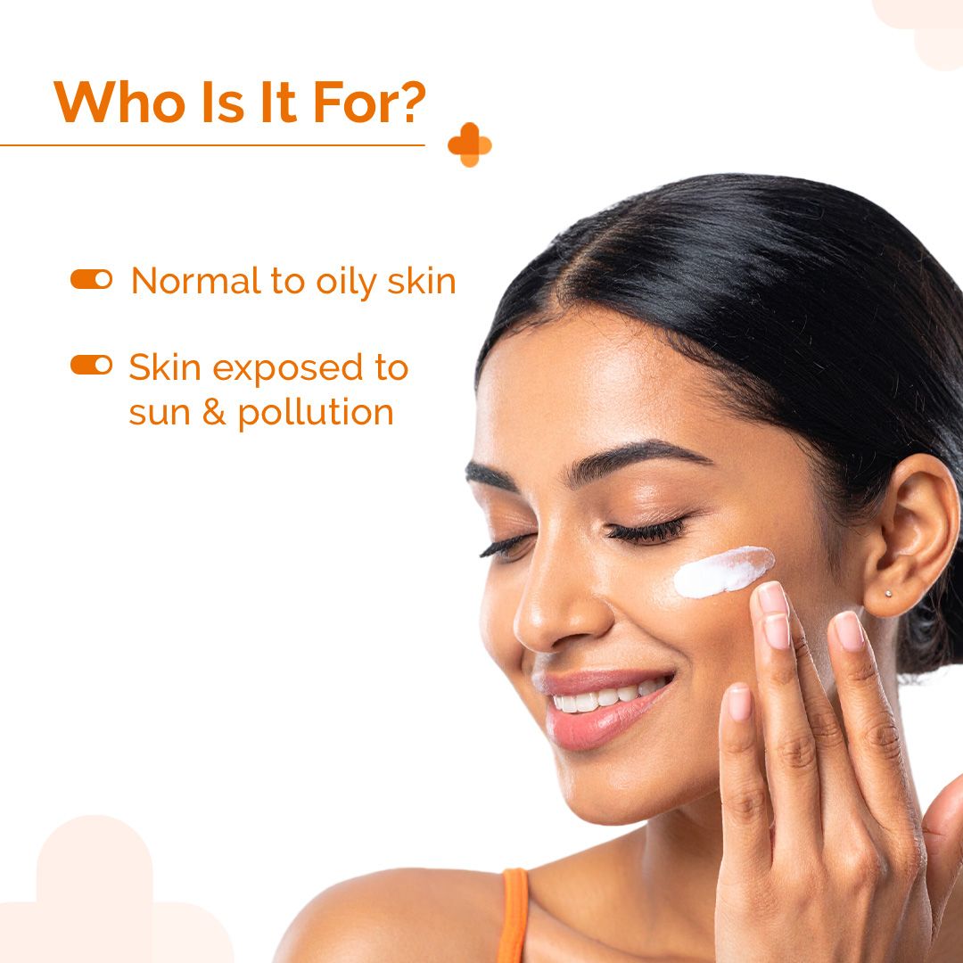 1% Hyaluronic Sunscreen Aqua Gel In Vivo Tested (ISO 24444:2019 Certified, CTRI/2025/02/080287) with SPF 50 & PA++++ - 80g (Pack of 2)