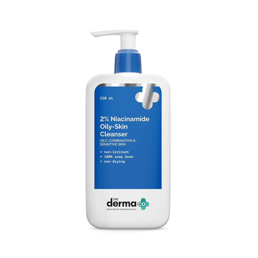 2% Niacinamide Oily Skin Cleanser for Sensitive, Oily &  Combination Skin - 250 ml