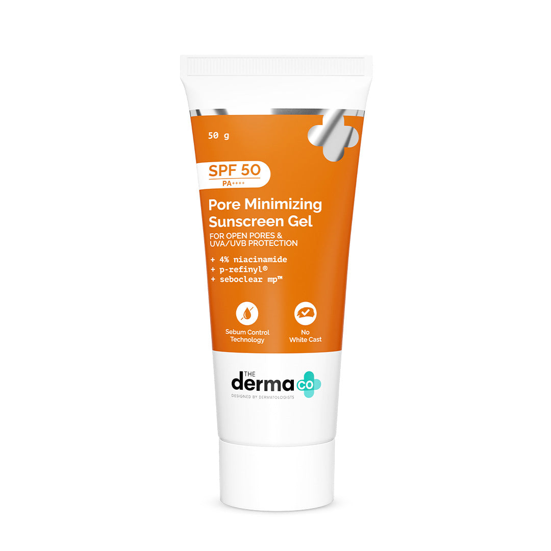 Pore Minimizing Sunscreen Gel with SPF 50 & PA+++ For Open Pores & UVA/UVB Protection - 50 g