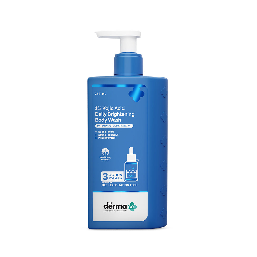 1% Kojic Acid Daily Brightening Body Wash with Alpha Arbutin For Dark Spots & Pigmentation - 250ml