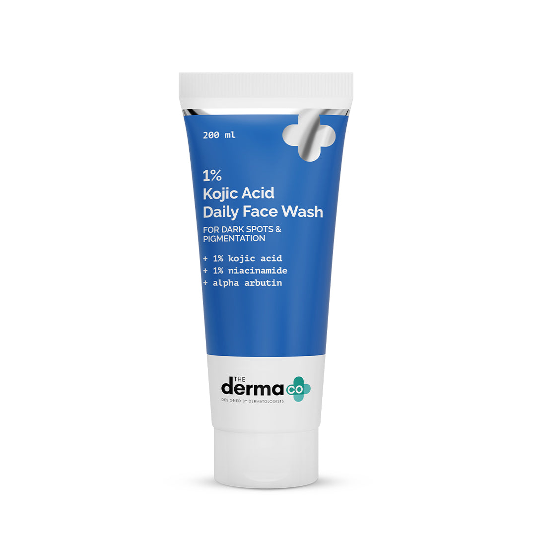 1% Kojic Acid Face Wash with Niacinamide & Alpha Arbutin For Dark Spots & Pigmentation - 200ml