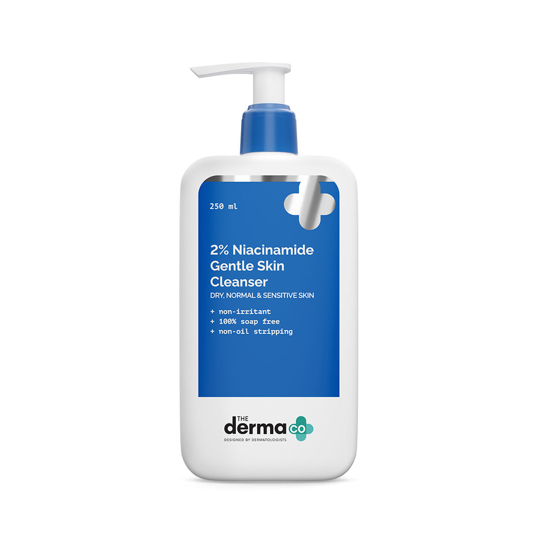 2% Niacinamide Gentle Skin Cleanser for Sensitive, Dry & Normal Skin - 250 ml