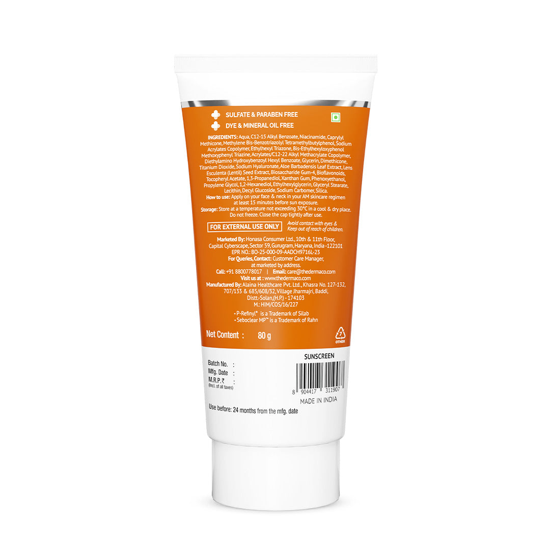 Pore Minimizing Priming Sunscreen For Open Pores & UVA/UVB Protection - 80g