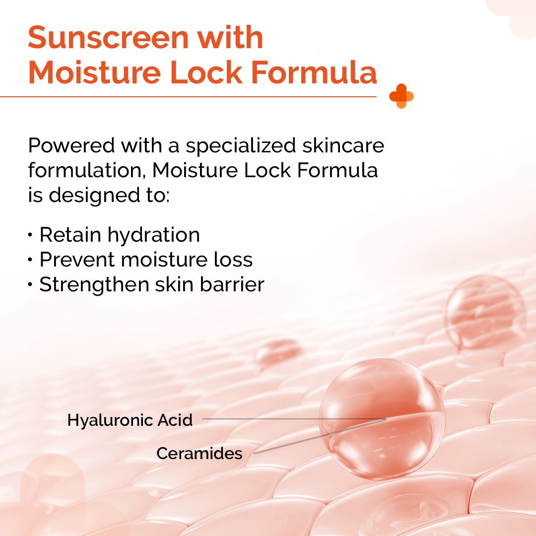1% Hyaluronic Sunscreen Hydrating Gel In Vivo Tested (ISO 24444:2019 Certified, CTRI/2025/01/079445) with SPF 50 PA++++ - 50 g