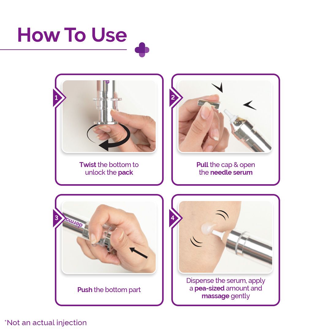 3000 PPM Retinol Microneedle Serum Shot with Squalene, Panthenol & Hyaluronic Acid for Skin Renewal - 10 g