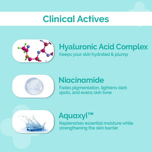 the derma hydrating bb cream with niacinamide, hyaluronic acid and aquaxl clinical actives