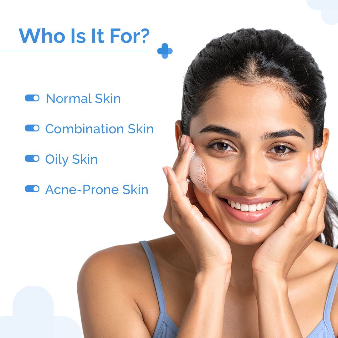 2% Sali-Cinamide Anti-Acne Face Wash with 2% Salicylic Acid & 2% Niacinamide - 80ml