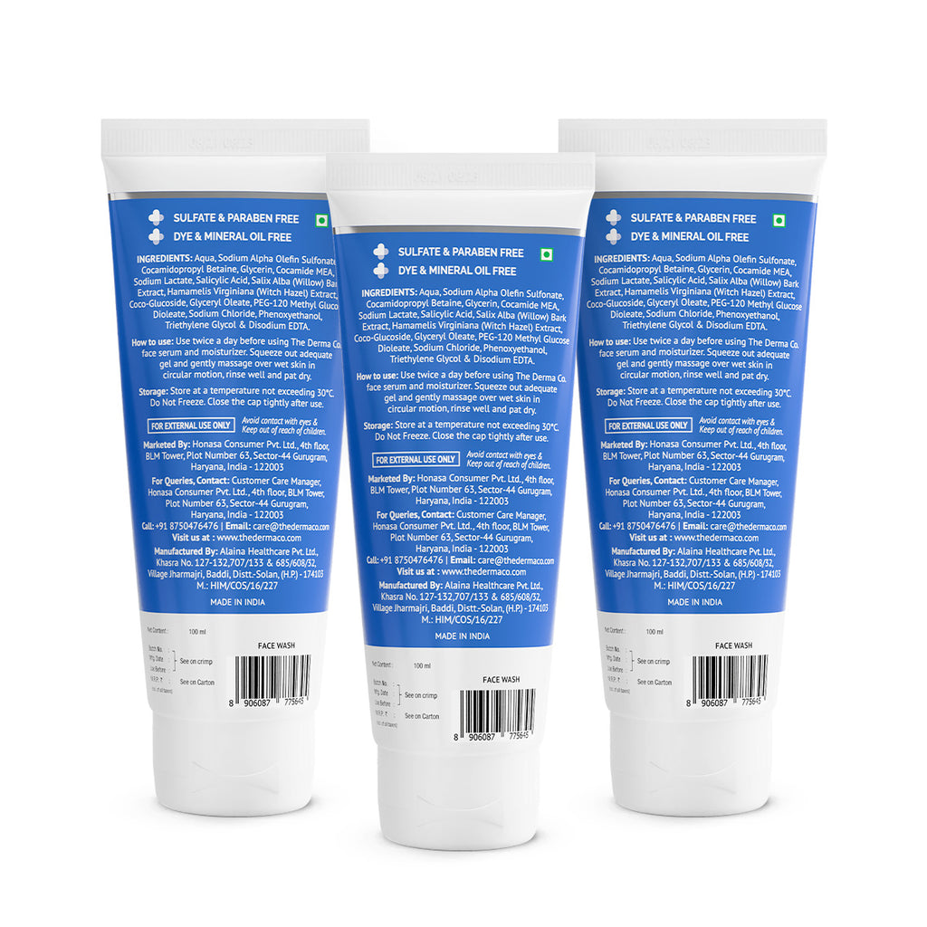 1% Salicylic Acid Gel Face Wash Pack of 3 · 100 ml (300 ml total) - Image 7