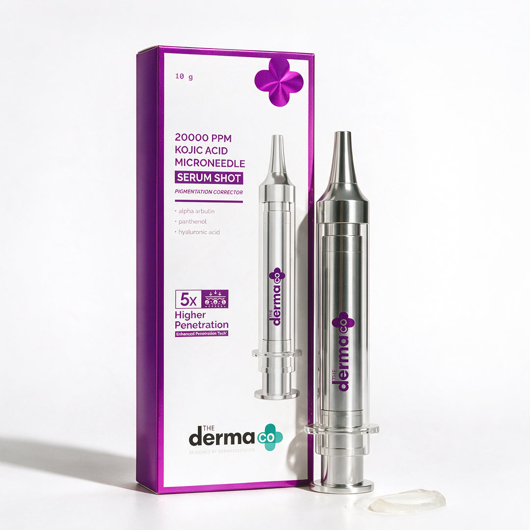 20000 PPM Kojic Acid Microneedle Serum Shot for Pigmentation Correction & Skin Renewal - 10 g