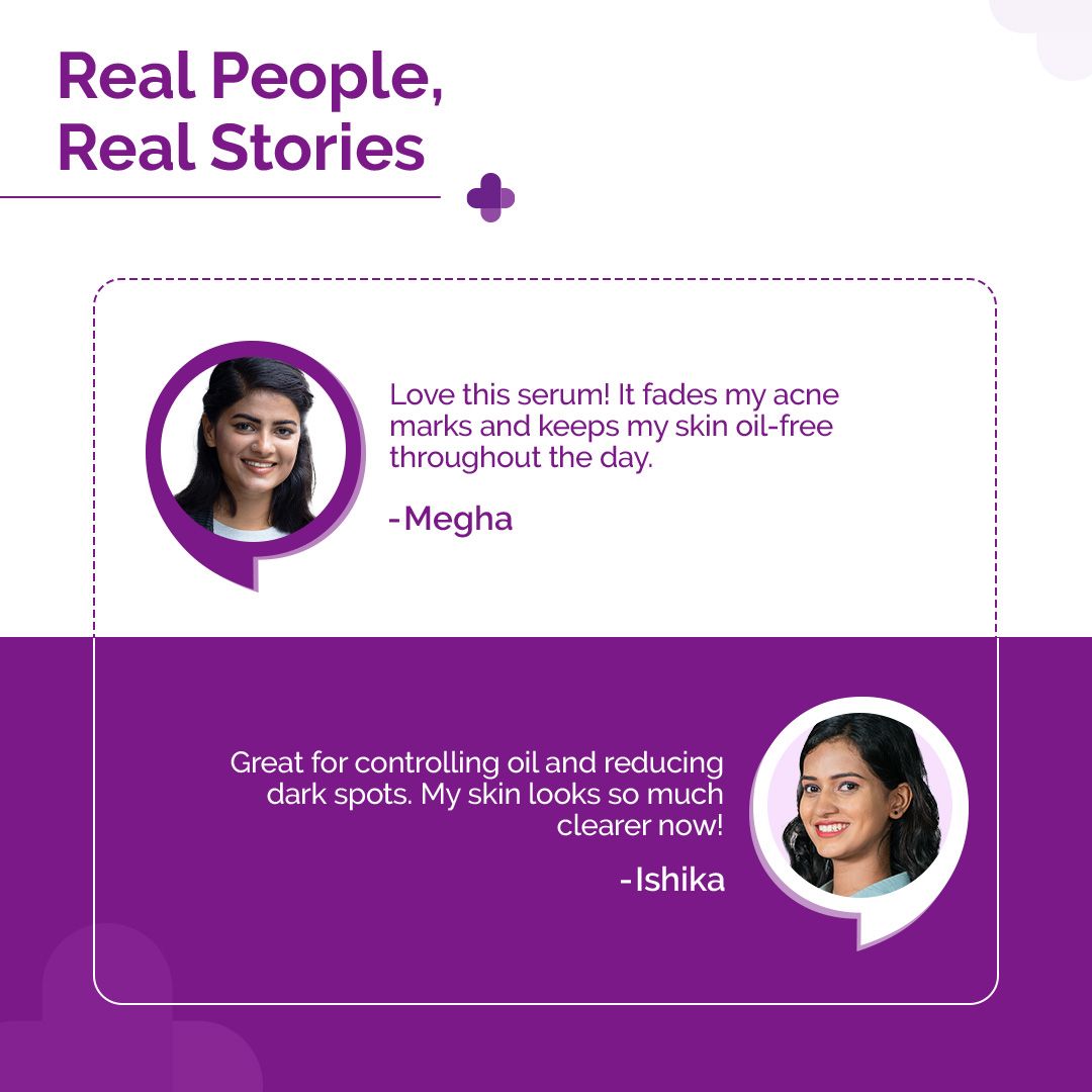 10% Niacinamide Face Serum with 2% Zinc PCA for Acne Marks - 30ml (Pack Of 2)