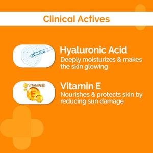 the derma co long lasting sunscreen with hyaluronic acid and vitamin e