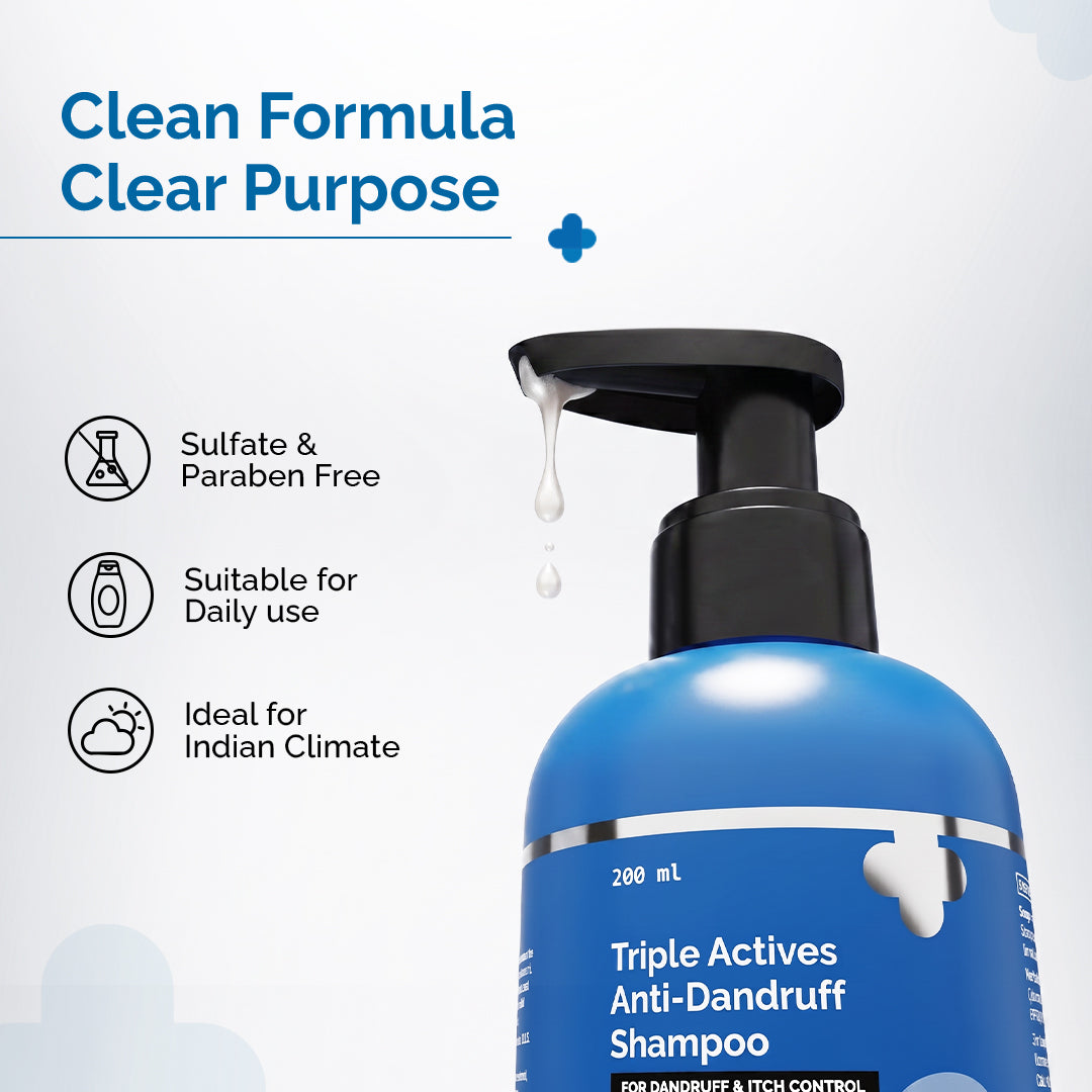 Triple Actives Anti-Dandruff Shampoo - 200 ml