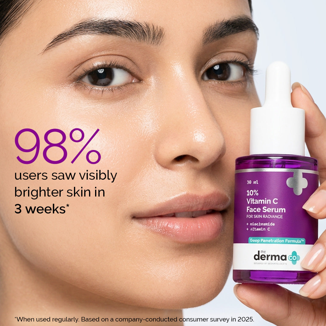 10% Vitamin C Face Serum with 5% Niacinamide & Hyaluronic Acid - 30ml