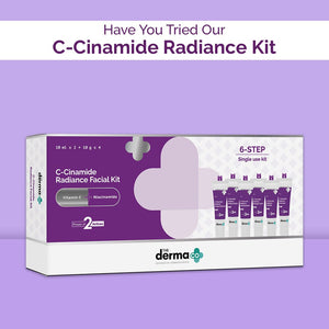 C cinamide serum by derma co kit