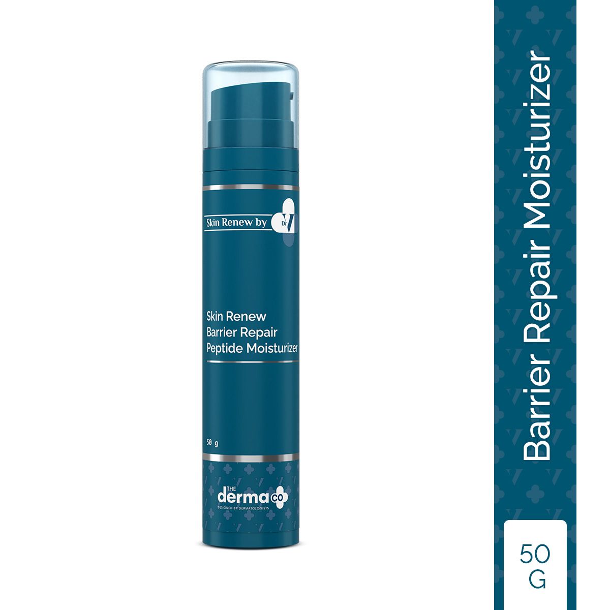 The Derma Co. X Dr V Skin Renew Barrier Repair Peptide Moisturizer with Peptide & Vitamin C - 50g
