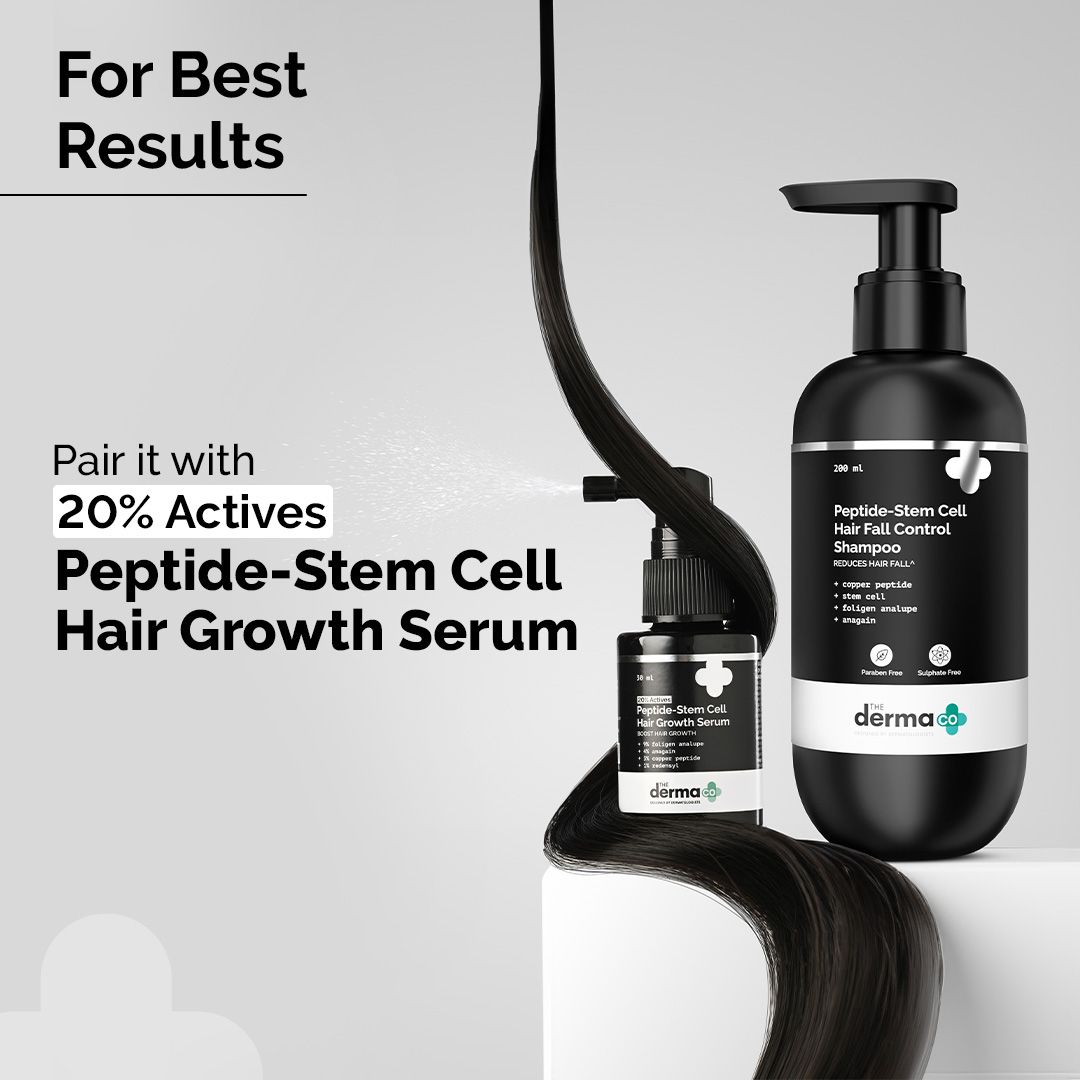 Peptide-Stem Cell Hair Fall Control Shampoo - 200 ml