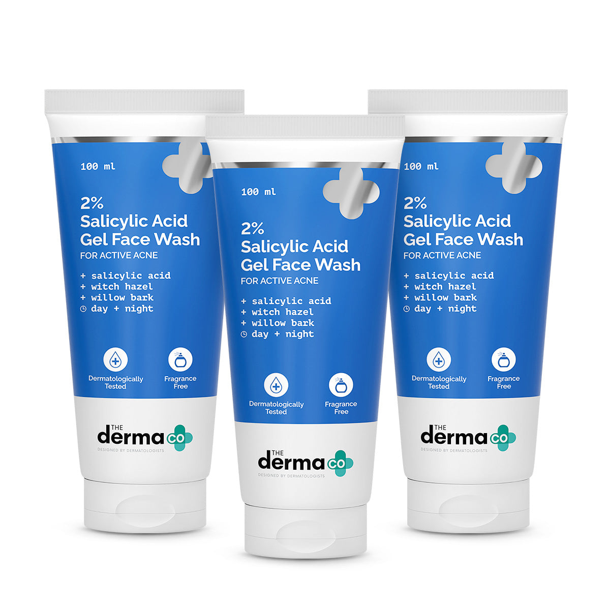 2% Salicylic Acid Gel Face Wash with
                              Salicylic Acid & Witch Hazel - 100ml
                              (Pack Of 3)