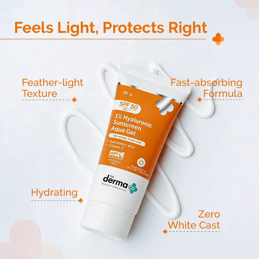 1% Hyaluronic Sunscreen Aqua Gel with SPF 50 & PA++++ - 30g