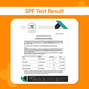 derma co vitamin c sunscreen SPF results
