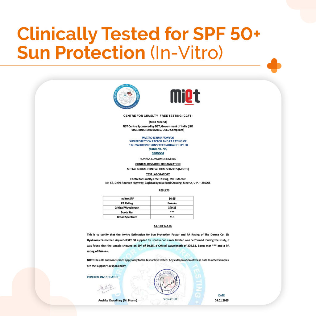 1% Hyaluronic Sunscreen Aqua Gel SPF Pack of 2 · 80 g (160 g total) - Image 2