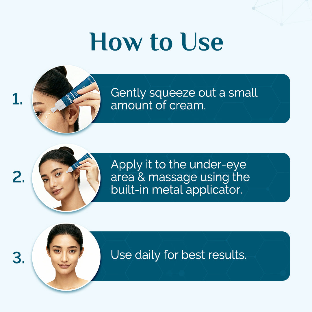 The Derma Co. X Dr V Skin Renew Peptide Under Eye Cream - 15 ml