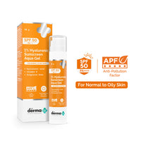 1% Hyaluronic Sunscreen Aqua Gel In Vivo Tested (ISO 24444:2019 Certified, CTRI/2025/02/080287) with SPF 50 & PA++++ - 50g