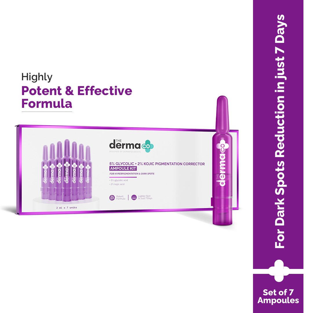 5% Glycolic + 2% Kojic Pigmentation Corrector Ampoule Kit