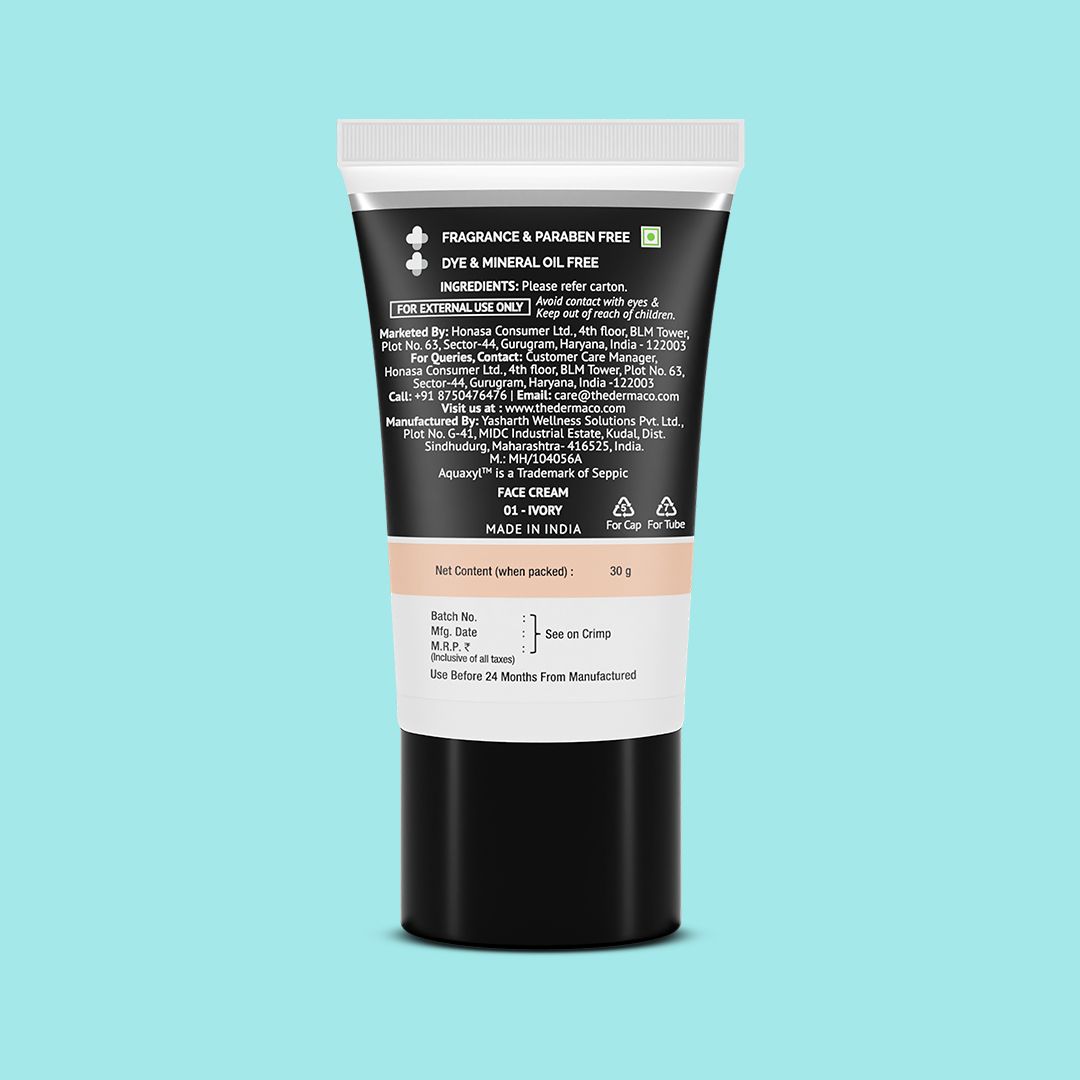 1% Hyaluronic Acid BB Cream, Ivory Shade -30g | The Derma Co