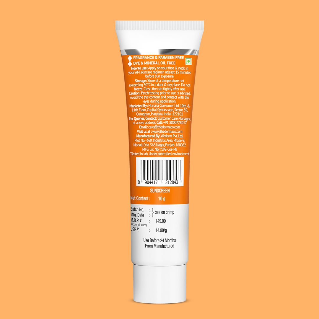 1% Hyaluronic Long Lasting Sunscreen SPF 50 & PA++++ - 10 g