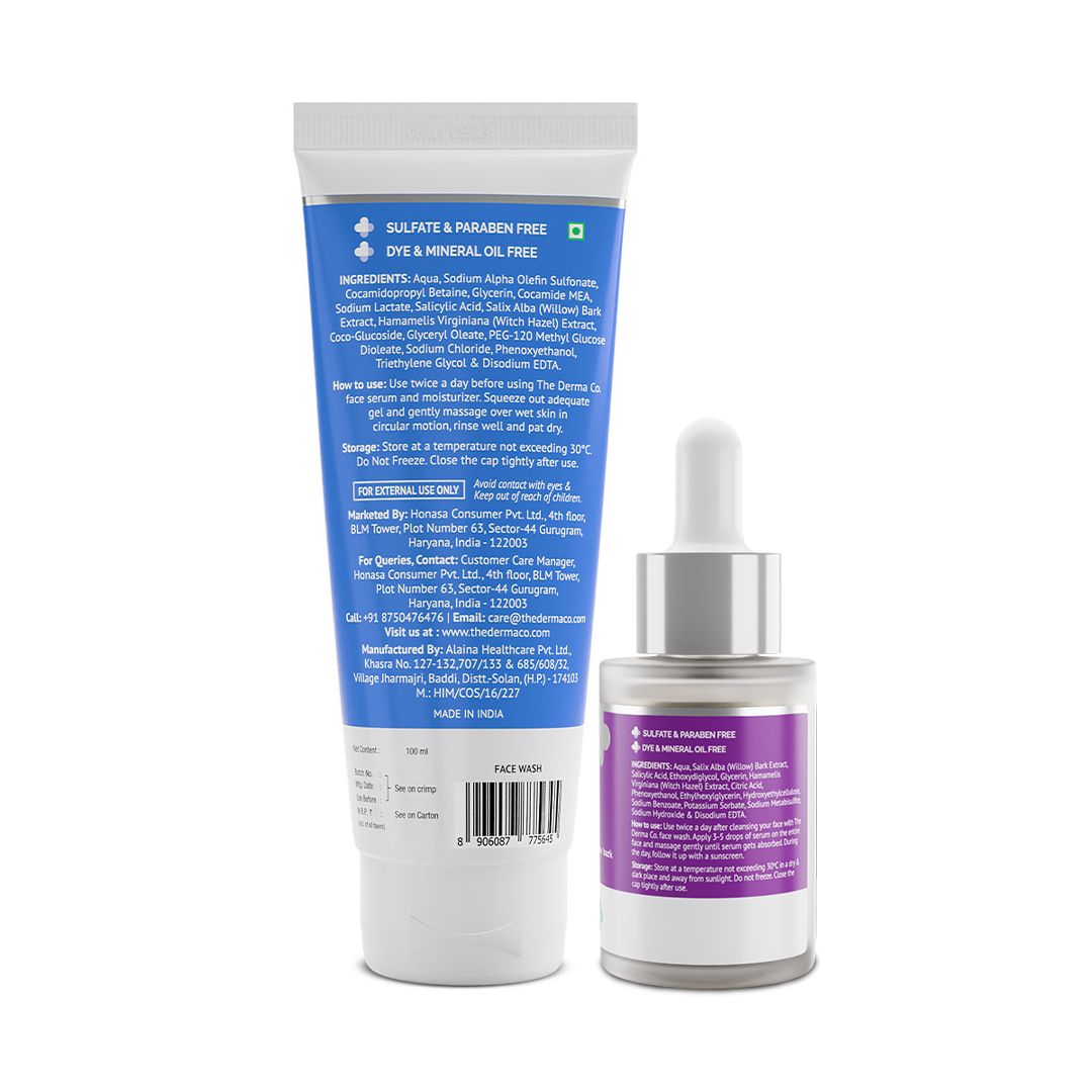 Salicylic Acid Anti-Acne Combo (FaceWash + Serum)