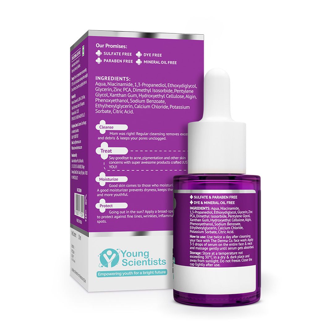 10% Niacinamide Face Serum with 2% Zinc -30ml | The Derma Co